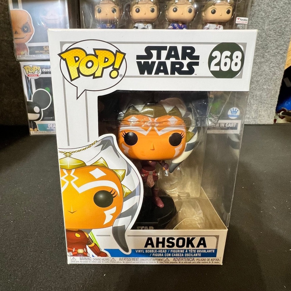 Funko Pop Star Wars Ahsoka 268 Vinyl Bobble-Head Figure Clone Wars Tano